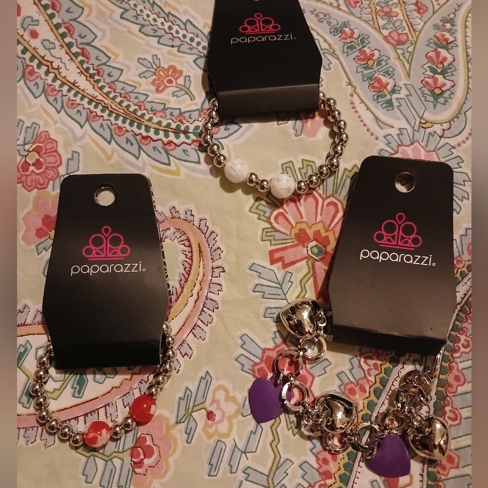 5/$25 Paparazzi Girls Bracelet Lot